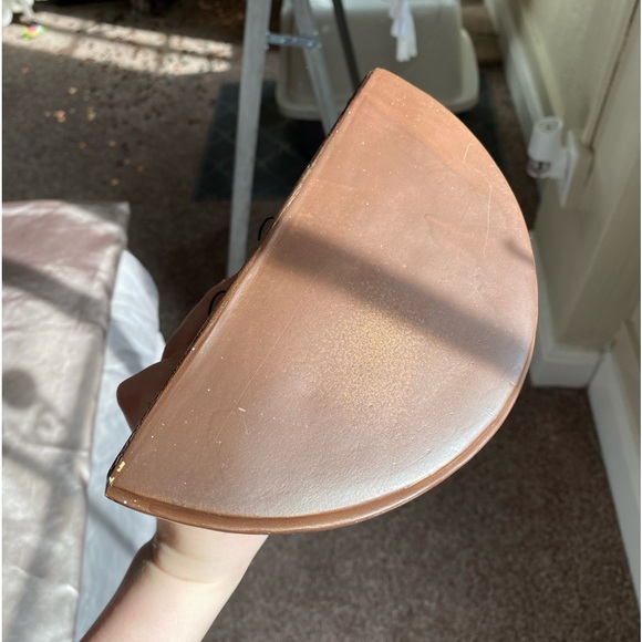 Brown and tan wall shelf - Picture 5 of 6